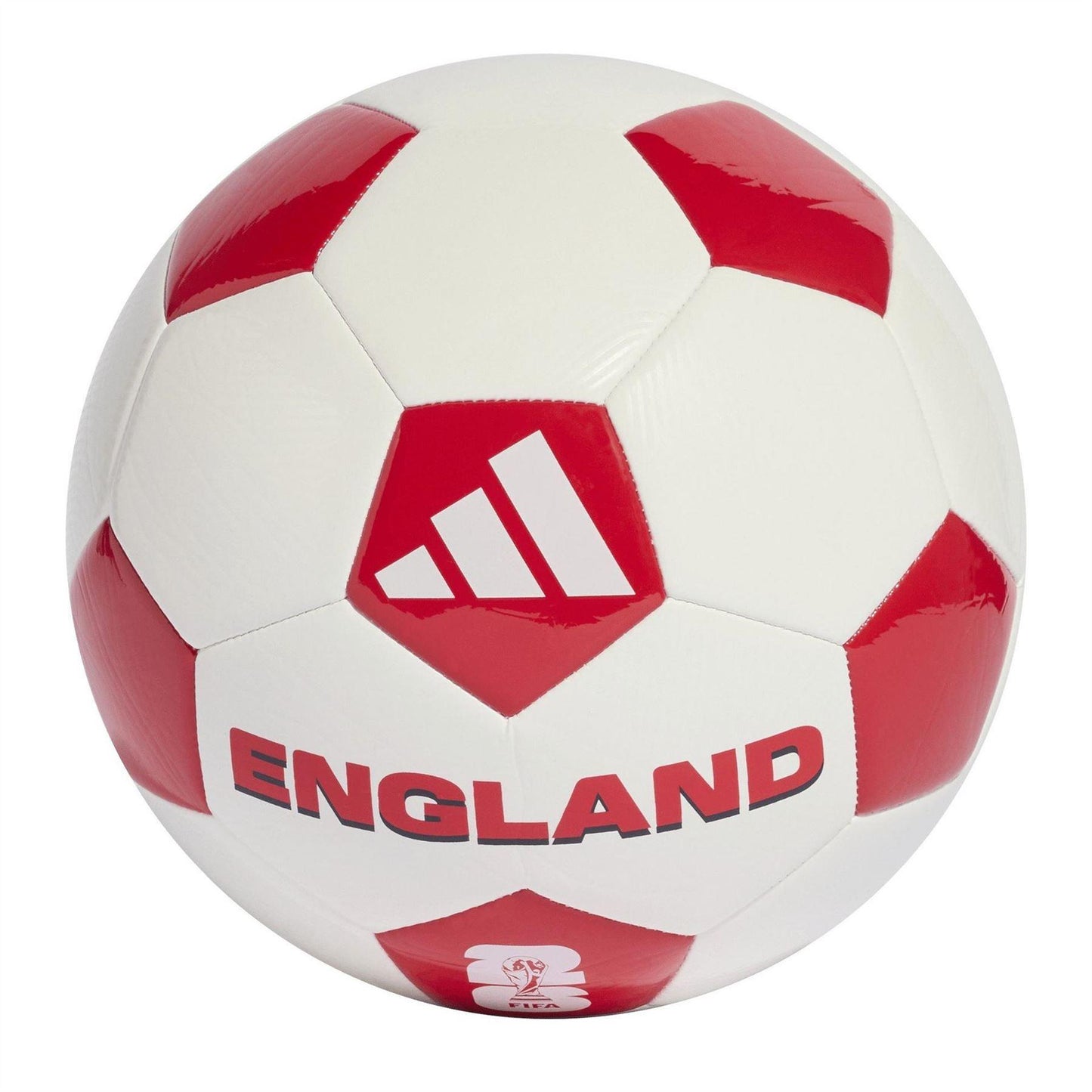 White-Red-Navy - Front - Adidas FIFA 2026 England Football