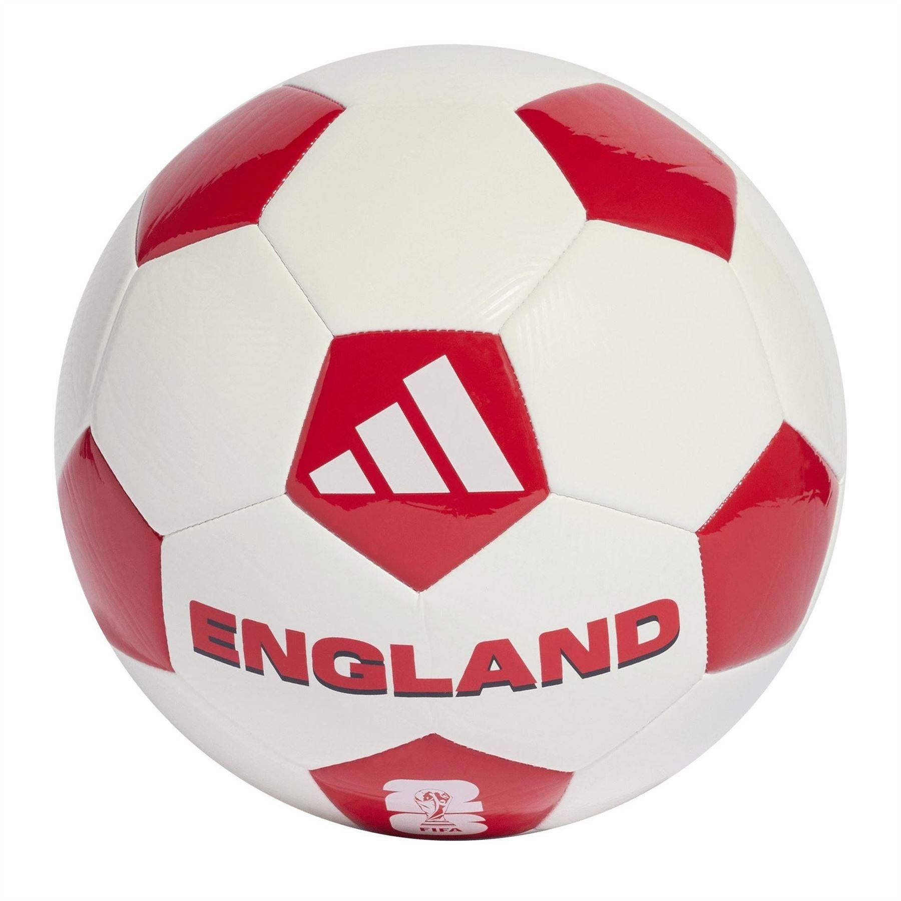 White-Red-Navy - Front - Adidas FIFA 2026 England Football