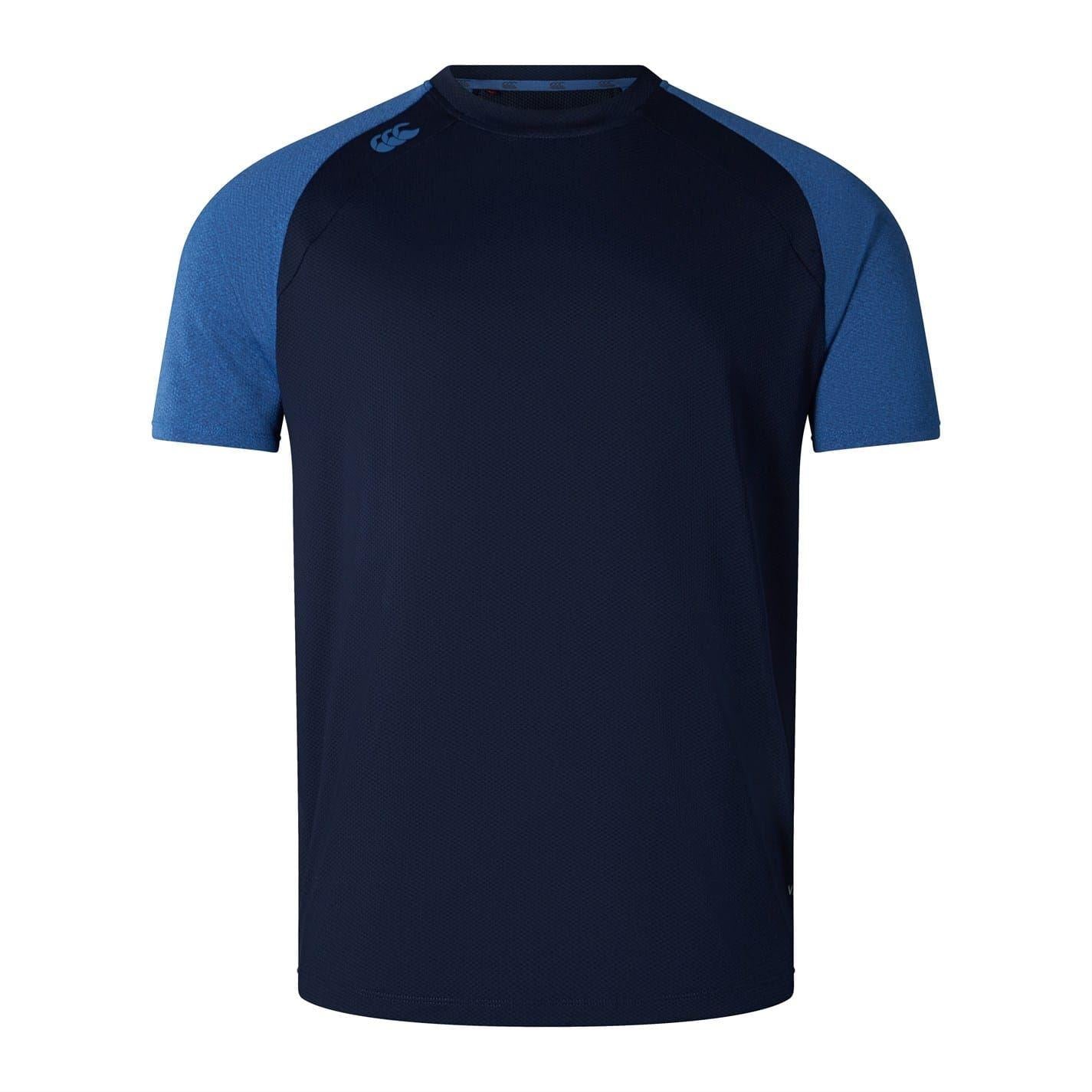 Navy Marl - Front - Canterbury Mens Elt Crew Neck Slim Raglan Athletic T-Shirt