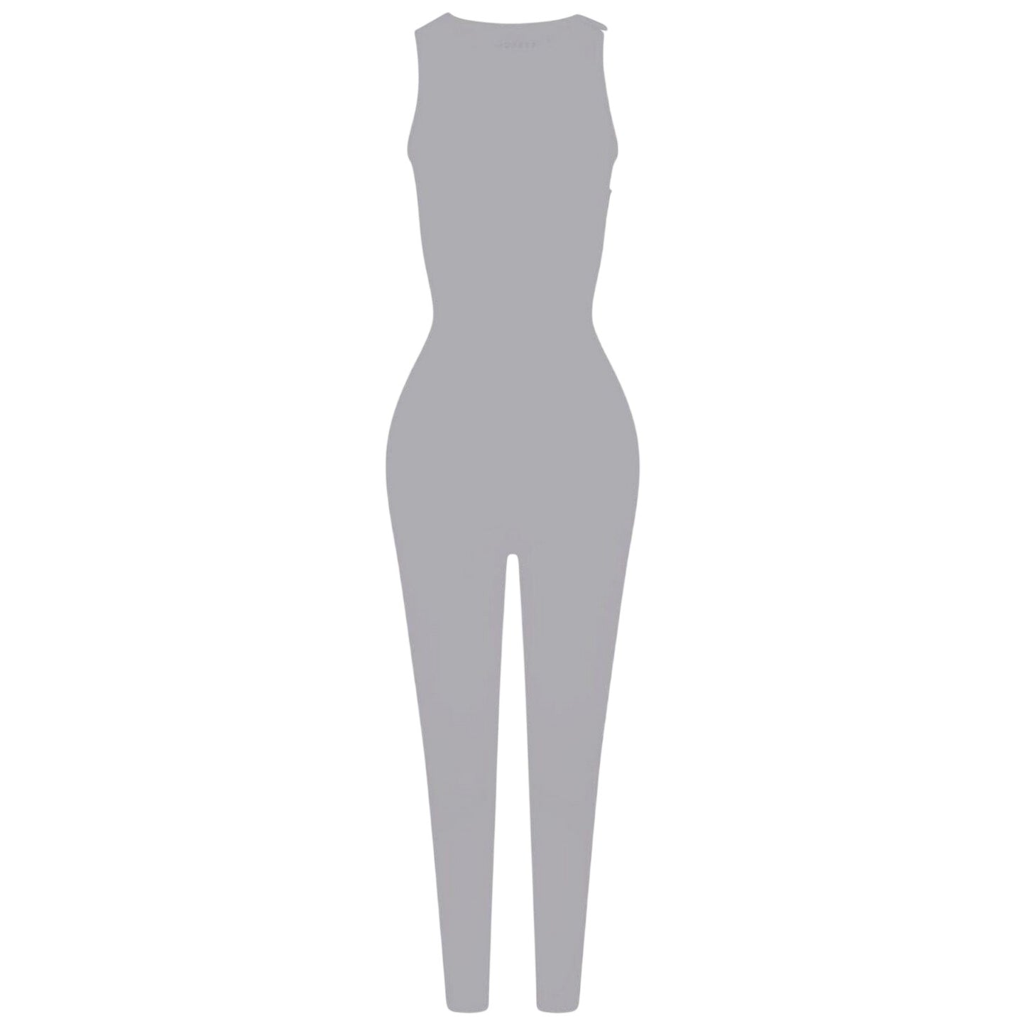Grey - Front - Honeyz Womens-Ladies Slim Sleeveless Jumpsuit