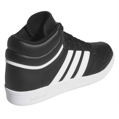 Core Black - Back - Adidas Womens-Ladies Hoops 4.0 Suede Trainers
