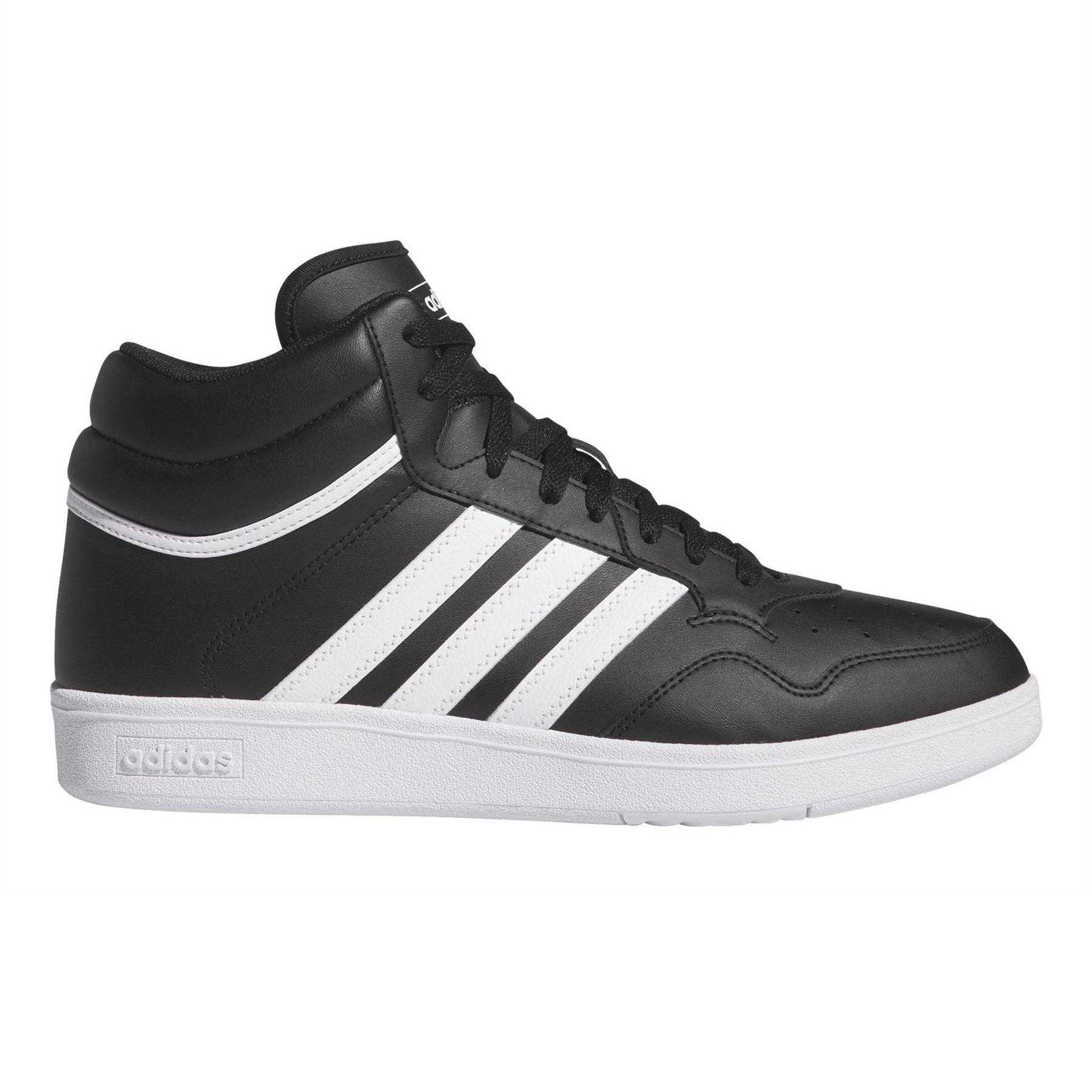 Core Black - Lifestyle - Adidas Womens-Ladies Hoops 4.0 Suede Trainers
