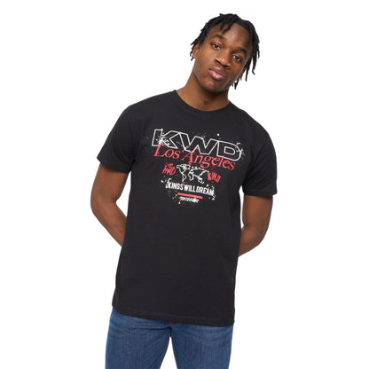 Black - Side - Kings Will Dream Mens Mapped T-Shirt