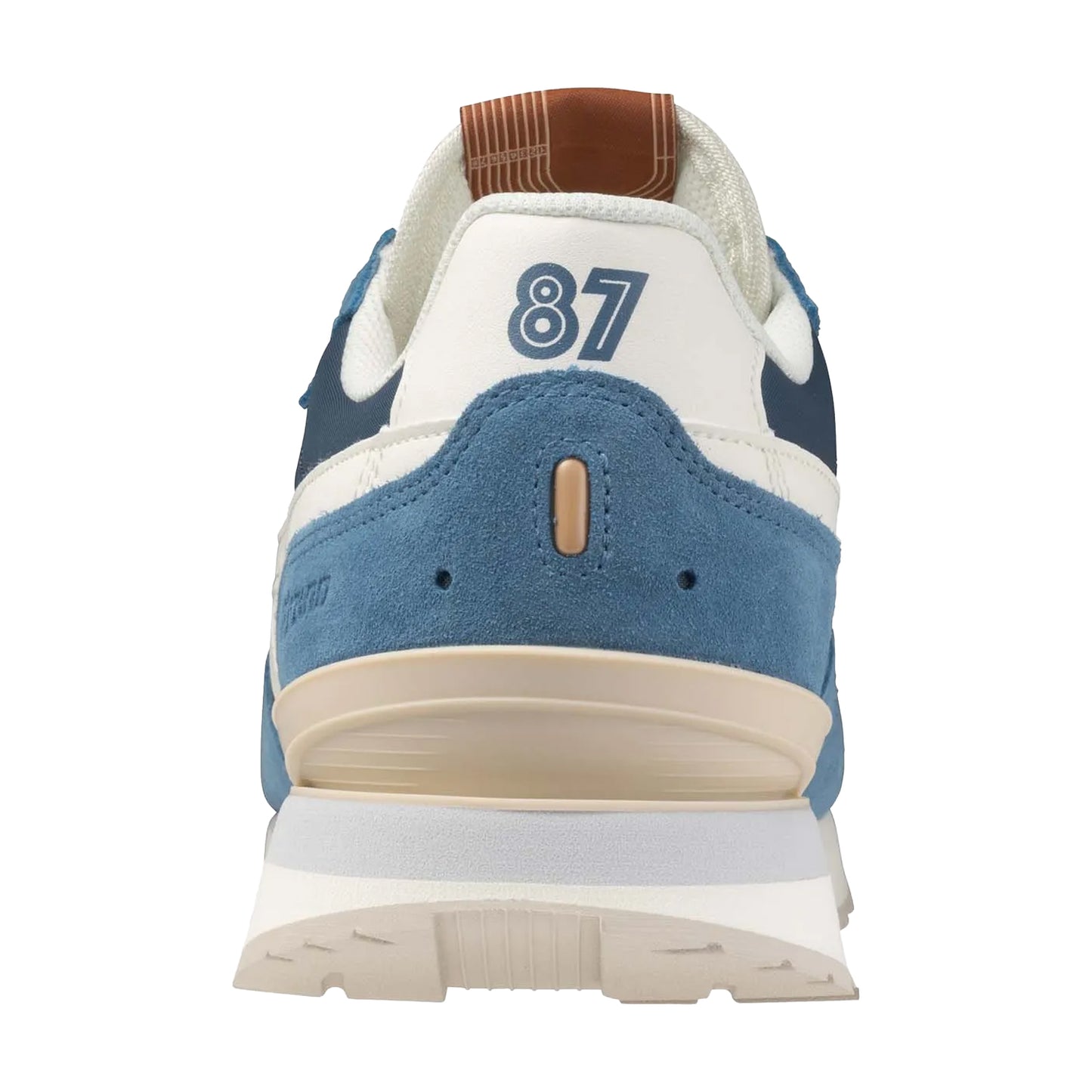 Blue - Back - Mizuno Mens Suede Trainers