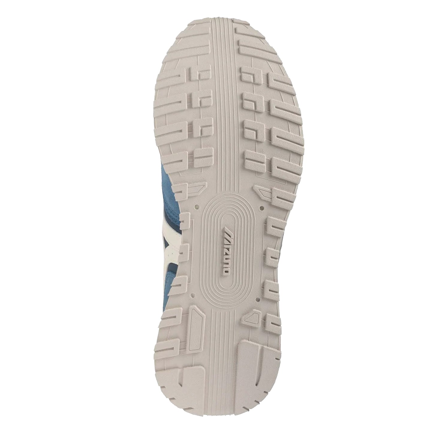 Blue - Pack Shot - Mizuno Mens Suede Trainers