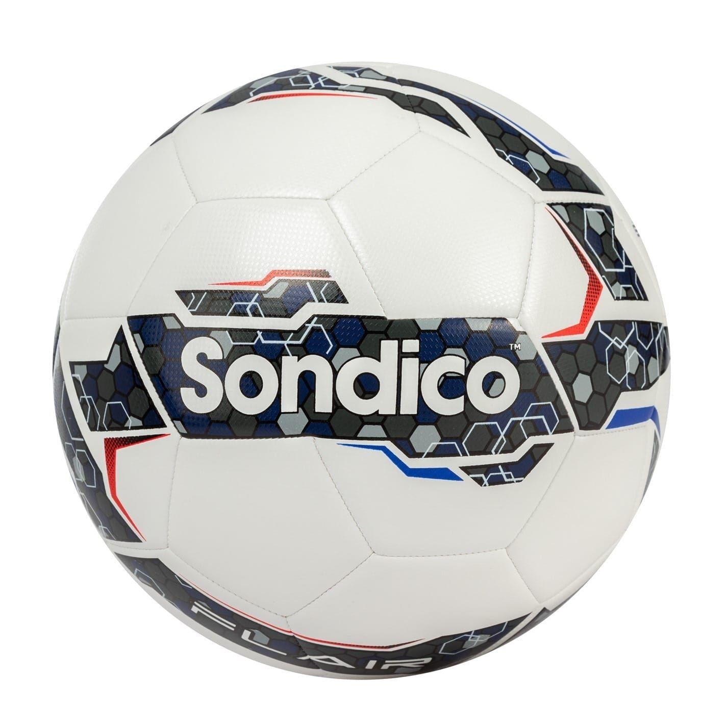 White-Black - Front - Sondico Childrens-Kids Geometric Hexagon Football