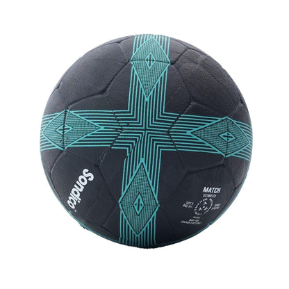 Black - Side - Sondico Teen Match Football