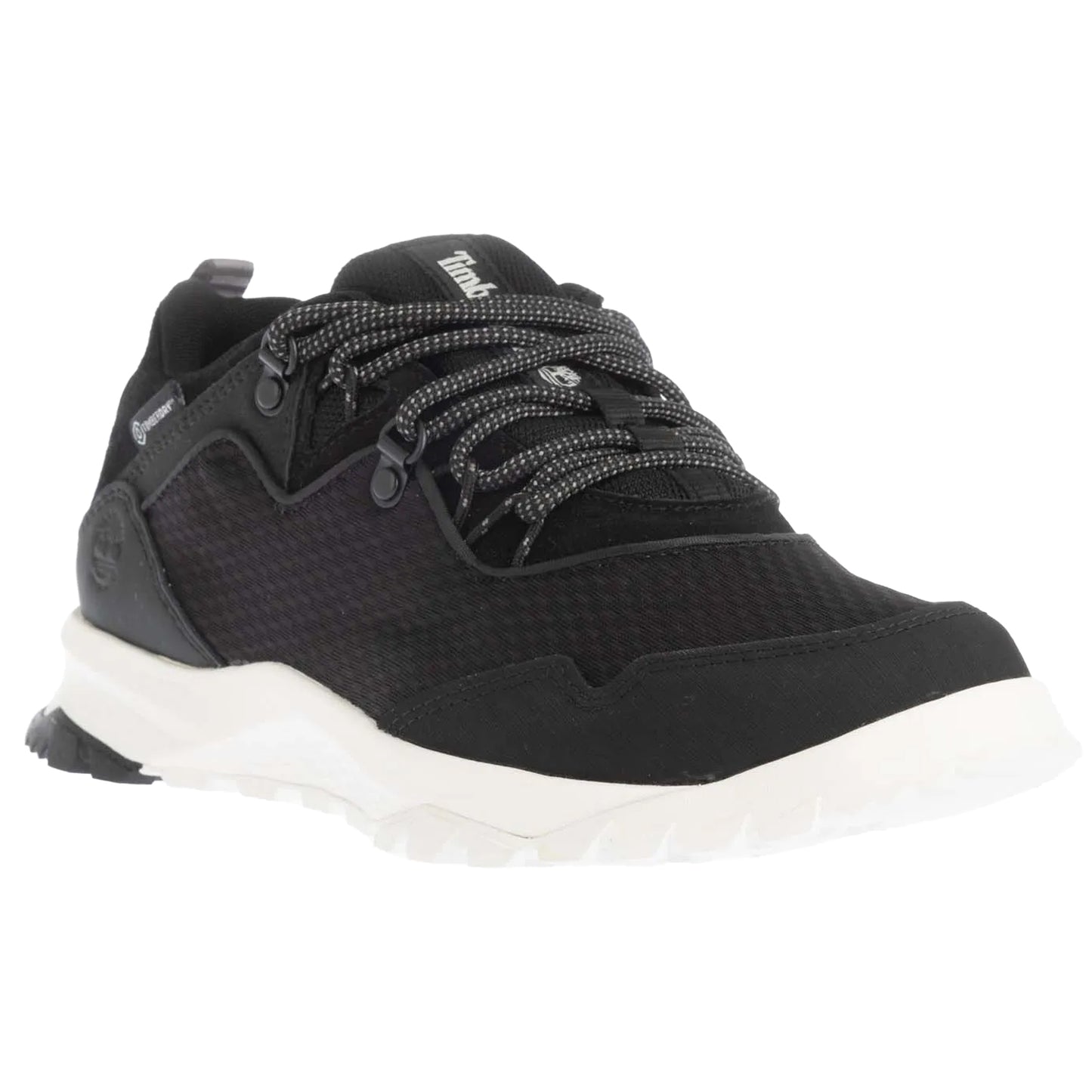 Black - Front - Timberland Womens-Ladies Lace Up Leather Low Waterproof Hiking Shoes