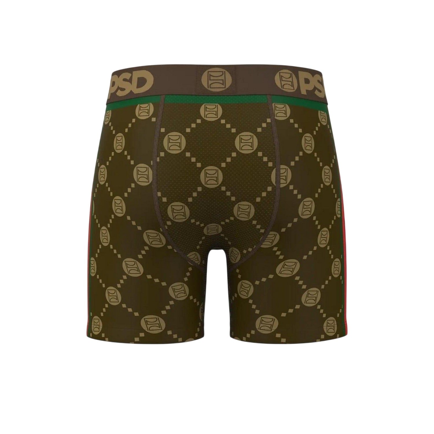 Multicoloured - Back - PSD Mens Lux All Over Logo Boxer Briefs