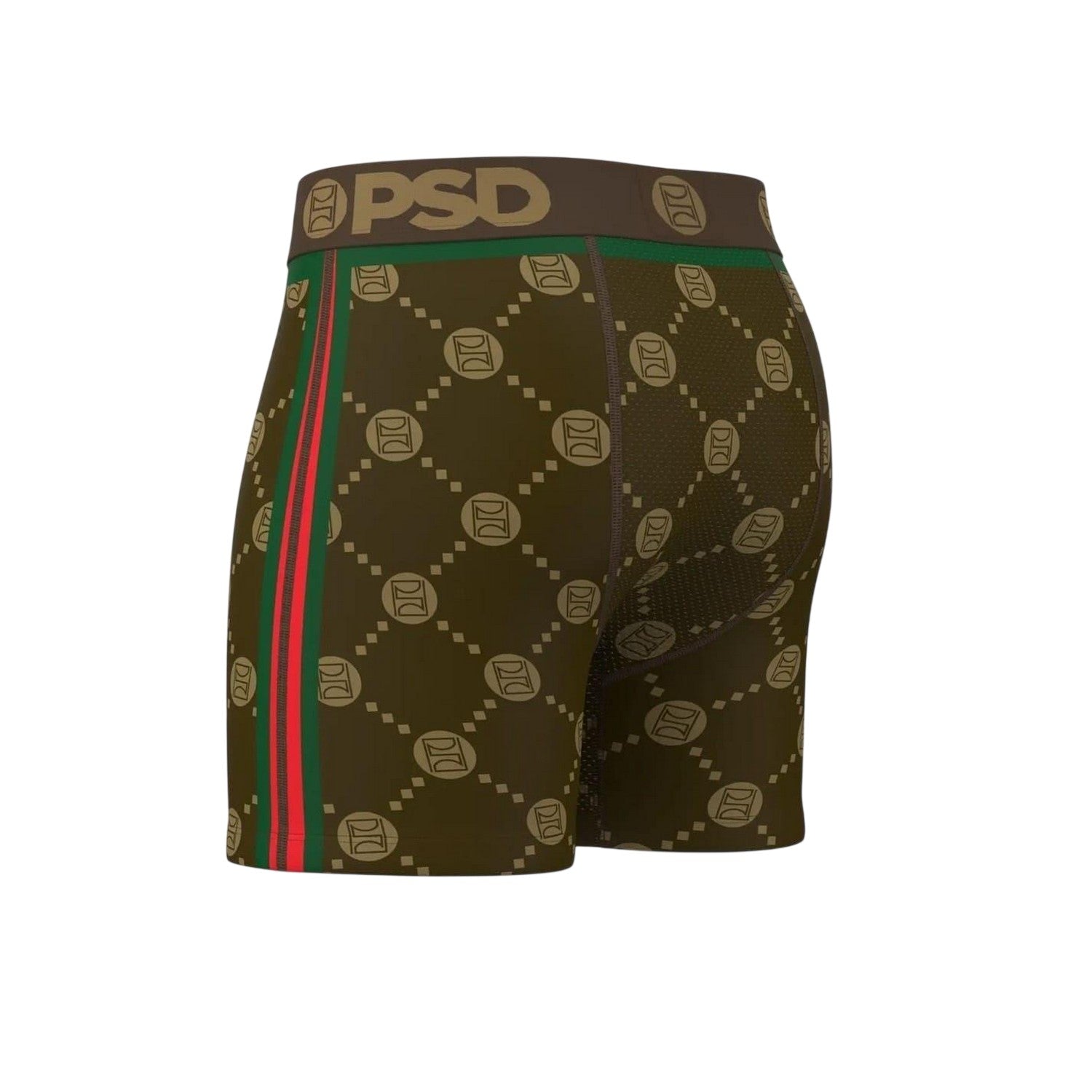 Multicoloured - Side - PSD Mens Lux All Over Logo Boxer Briefs