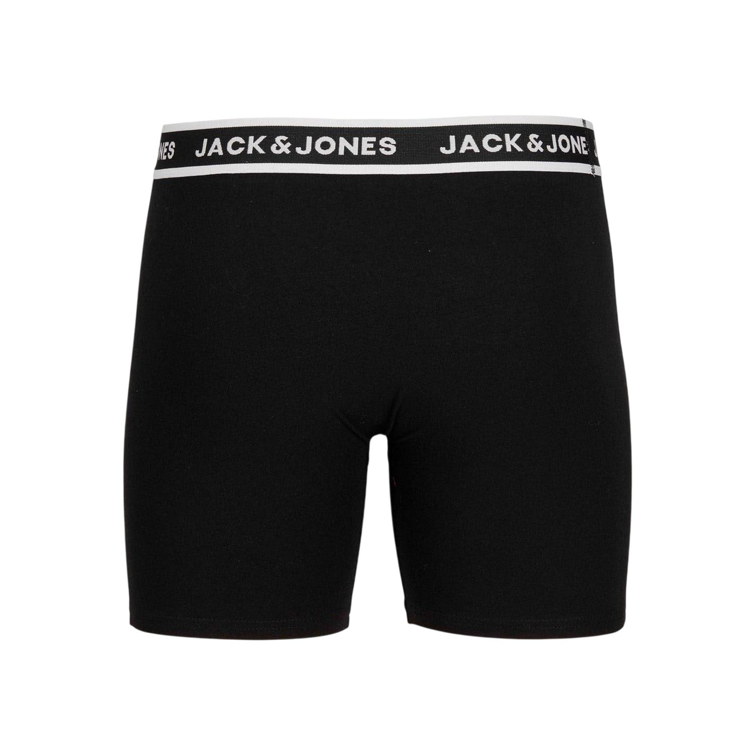Black - Back - Jack And Jones Mens Plus Boxer Briefs (Pack of 3)