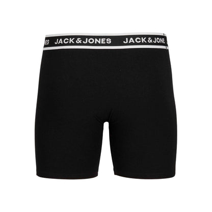 Black - Back - Jack And Jones Mens Plus Boxer Briefs (Pack of 3)