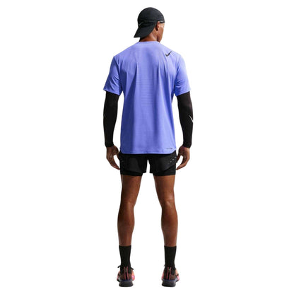 Sapphire - Back - Nike Mens Aero Swoosh Short-Sleeved Top
