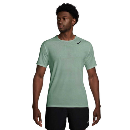 Green - Front - Nike Mens Aero Swoosh Short-Sleeved Top