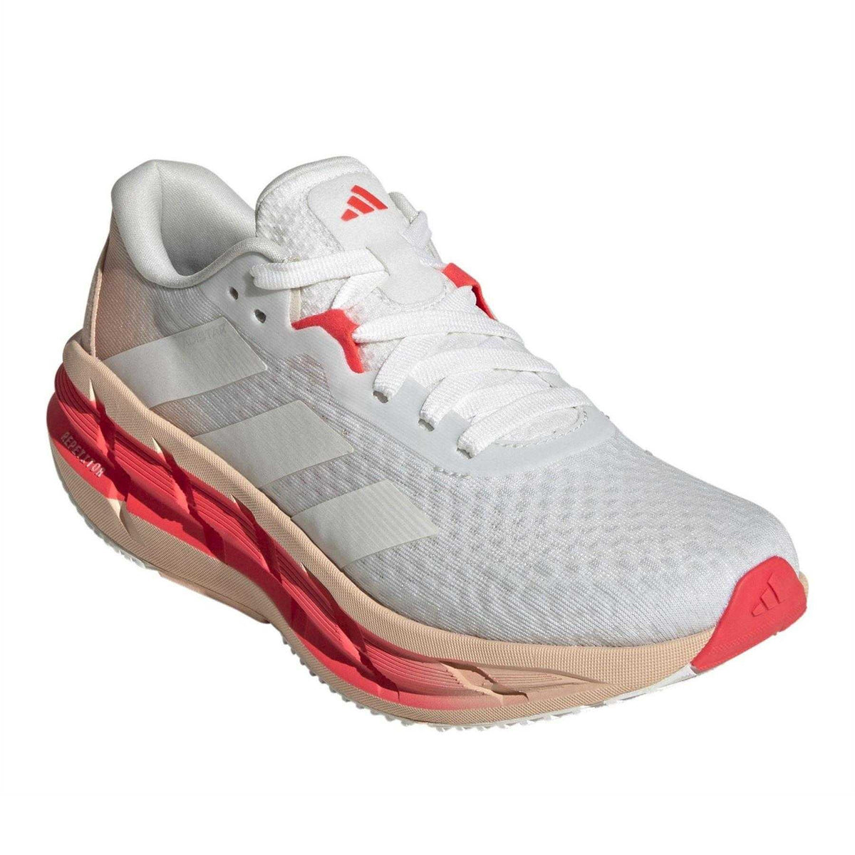 White - Front - Adidas Womens-Ladies Adistar 3 Shoes