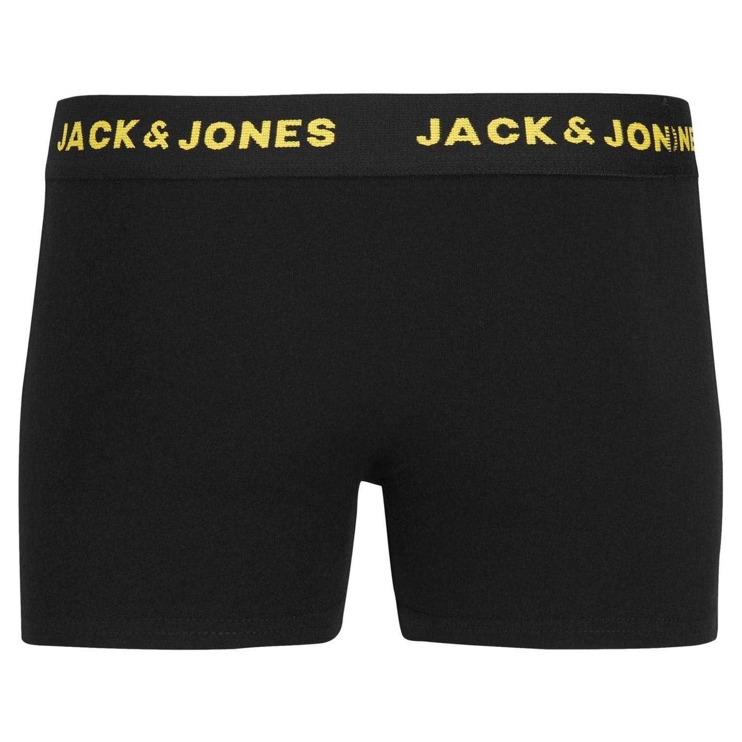Black - Side - Jack And Jones Childrens-Kids Basic Boxer Briefs (Pack of 7)