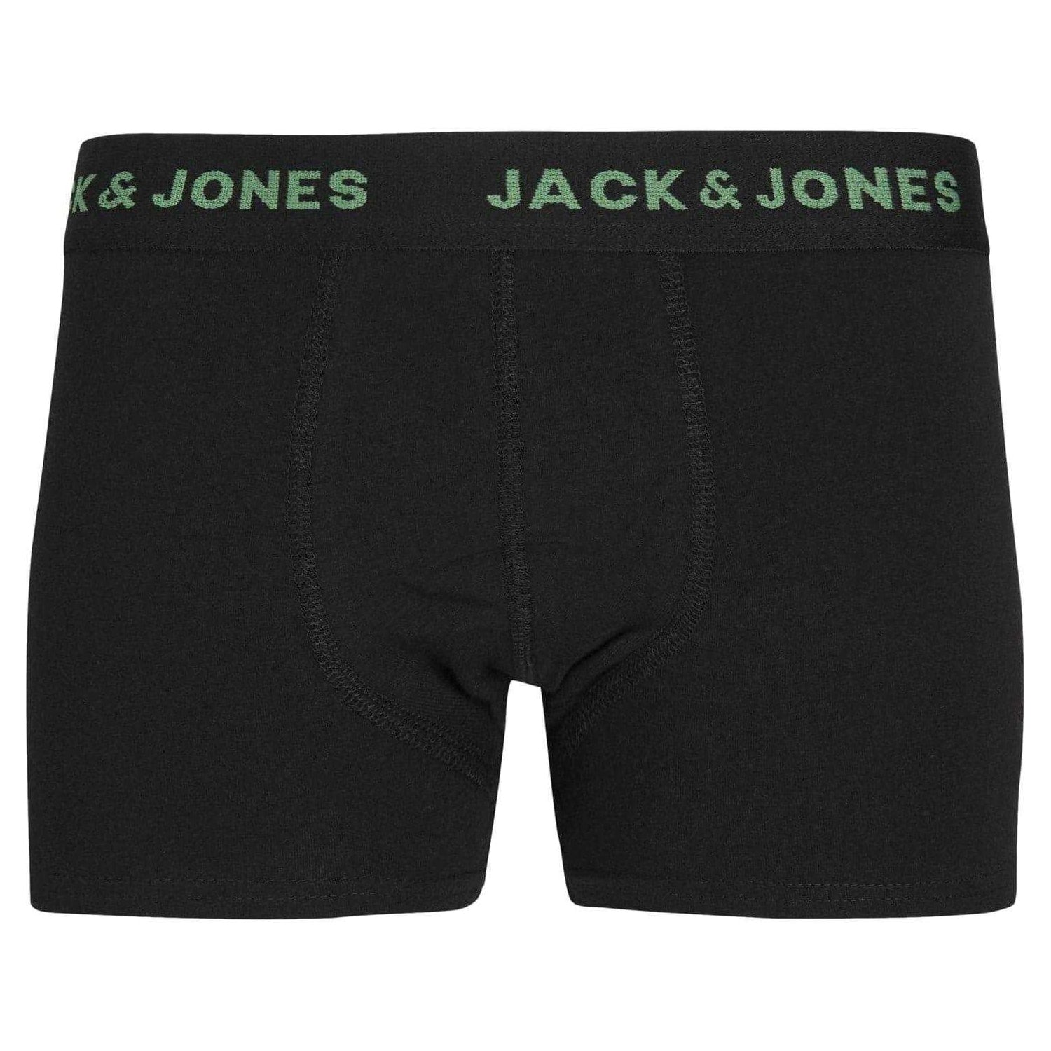 Black - Lifestyle - Jack And Jones Childrens-Kids Basic Boxer Briefs (Pack of 7)