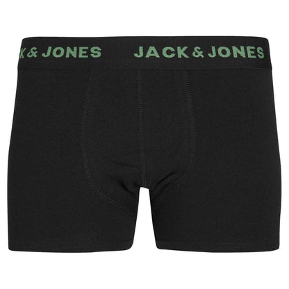 Black - Lifestyle - Jack And Jones Childrens-Kids Basic Boxer Briefs (Pack of 7)