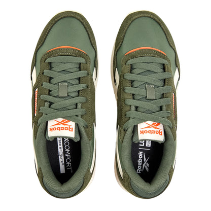 Breakaway Green - Side - Reebok Childrens-Kids Glide Ripple Trainers
