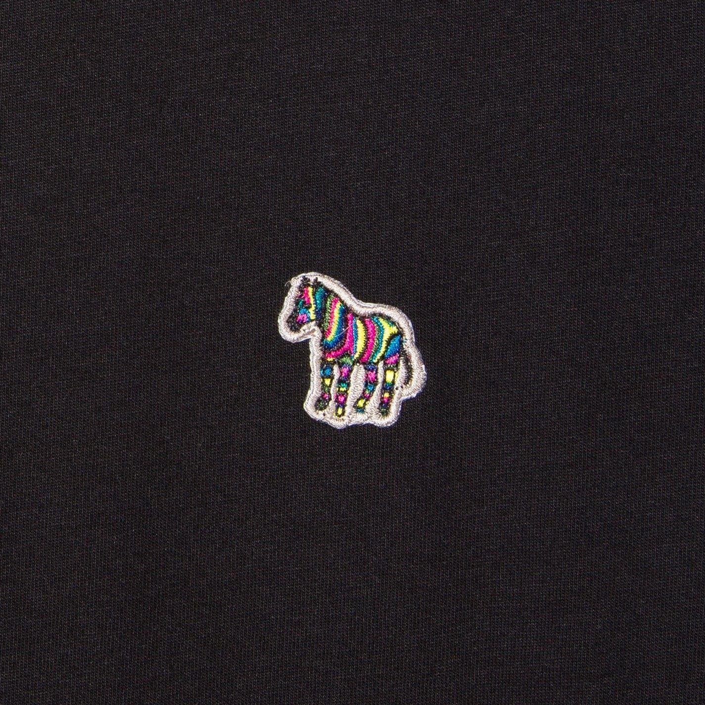 Black - Pack Shot - Paul Smith Mens Embroidered Motif Cotton T-Shirt