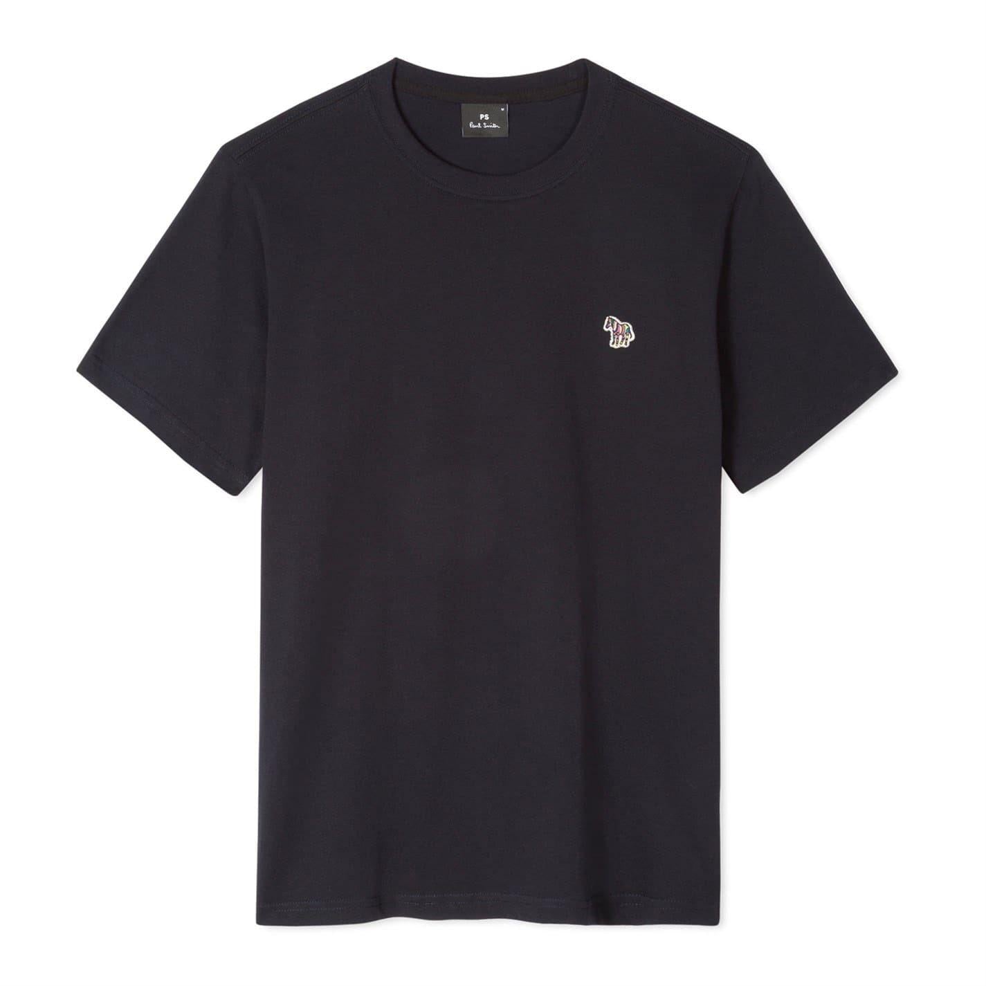 Navy - Lifestyle - Paul Smith Mens Embroidered Motif Cotton T-Shirt