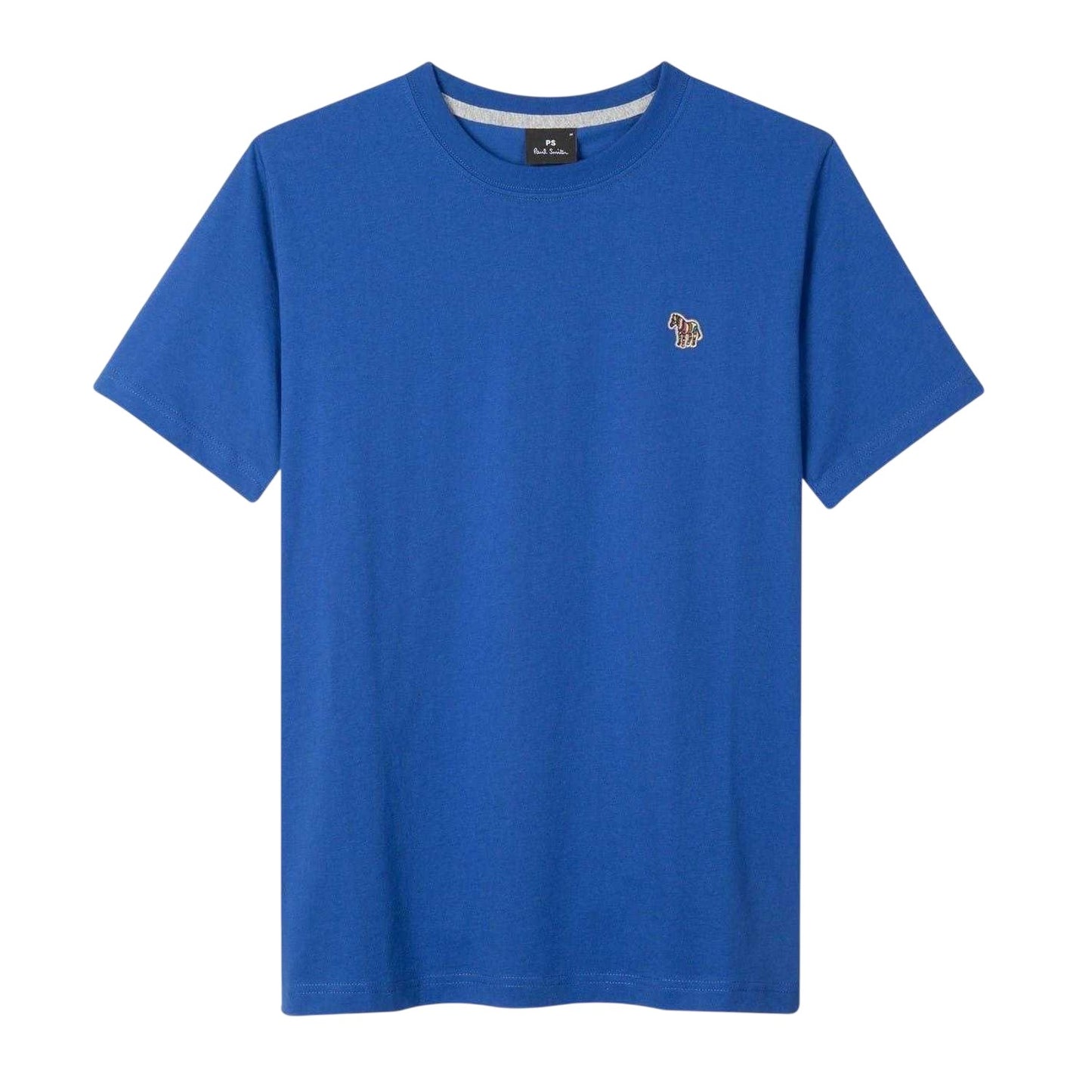 Dark Blue - Front - Paul Smith Mens Embroidered Motif Cotton T-Shirt