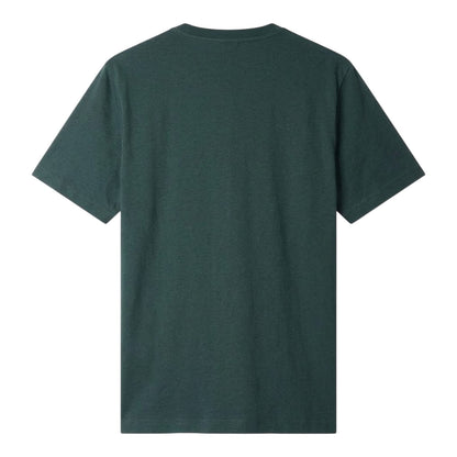 Dark Green - Back - Paul Smith Mens Embroidered Motif Cotton T-Shirt