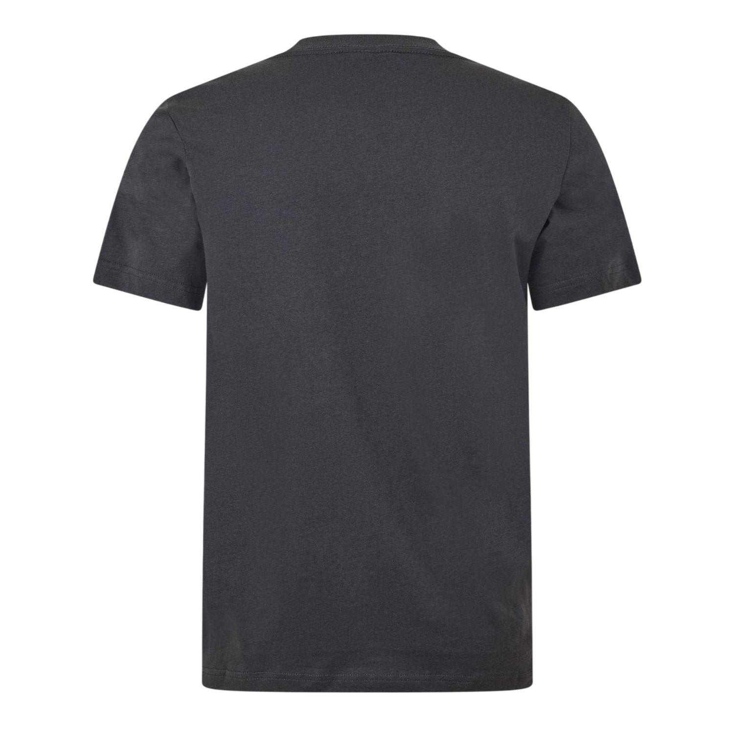 Grey - Back - Paul Smith Mens Embroidered Motif Cotton T-Shirt