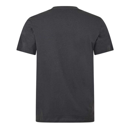 Grey - Back - Paul Smith Mens Embroidered Motif Cotton T-Shirt