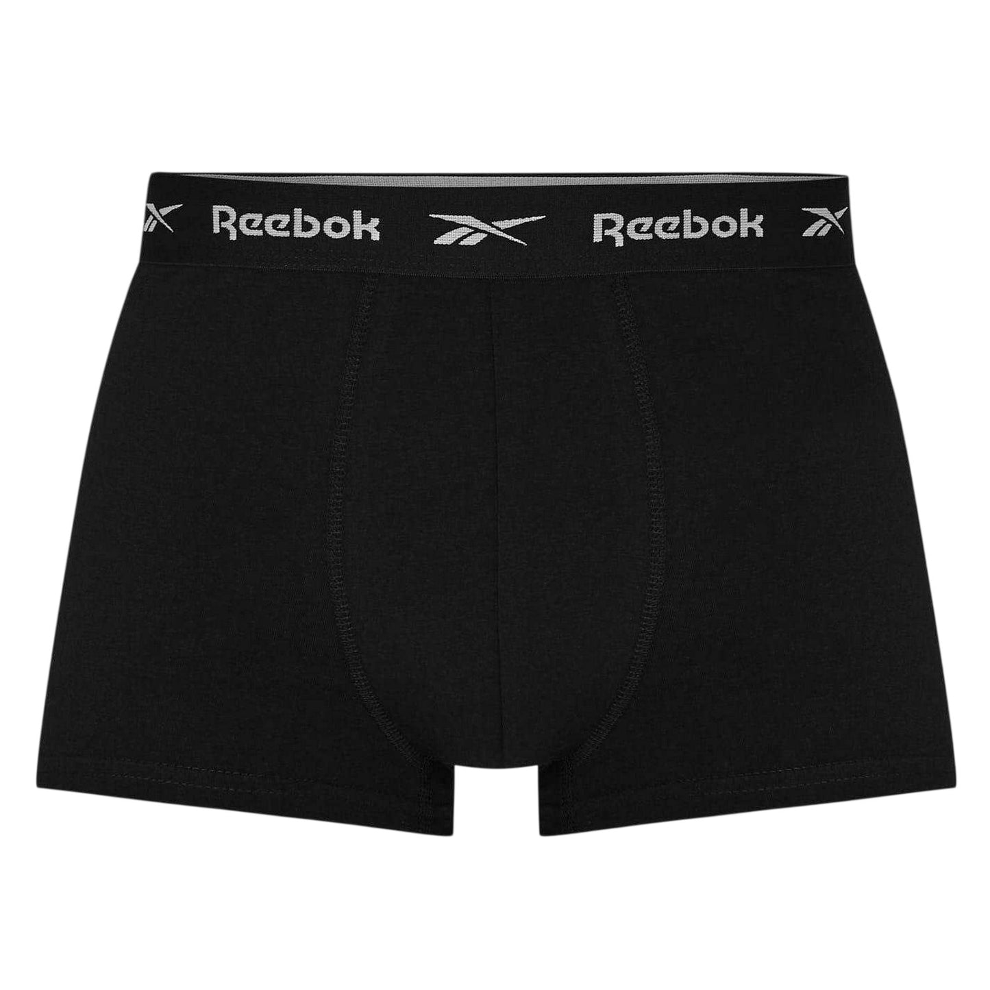 Black - Side - Reebok Mens Jersey Boxer Briefs (Pack of 5)