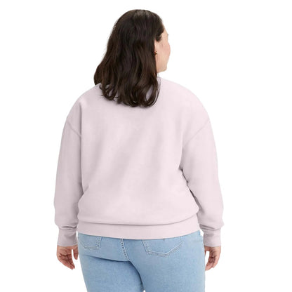 Mauve - Back - Levis Womens-Ladies Crew Neck Plus Sweatshirt