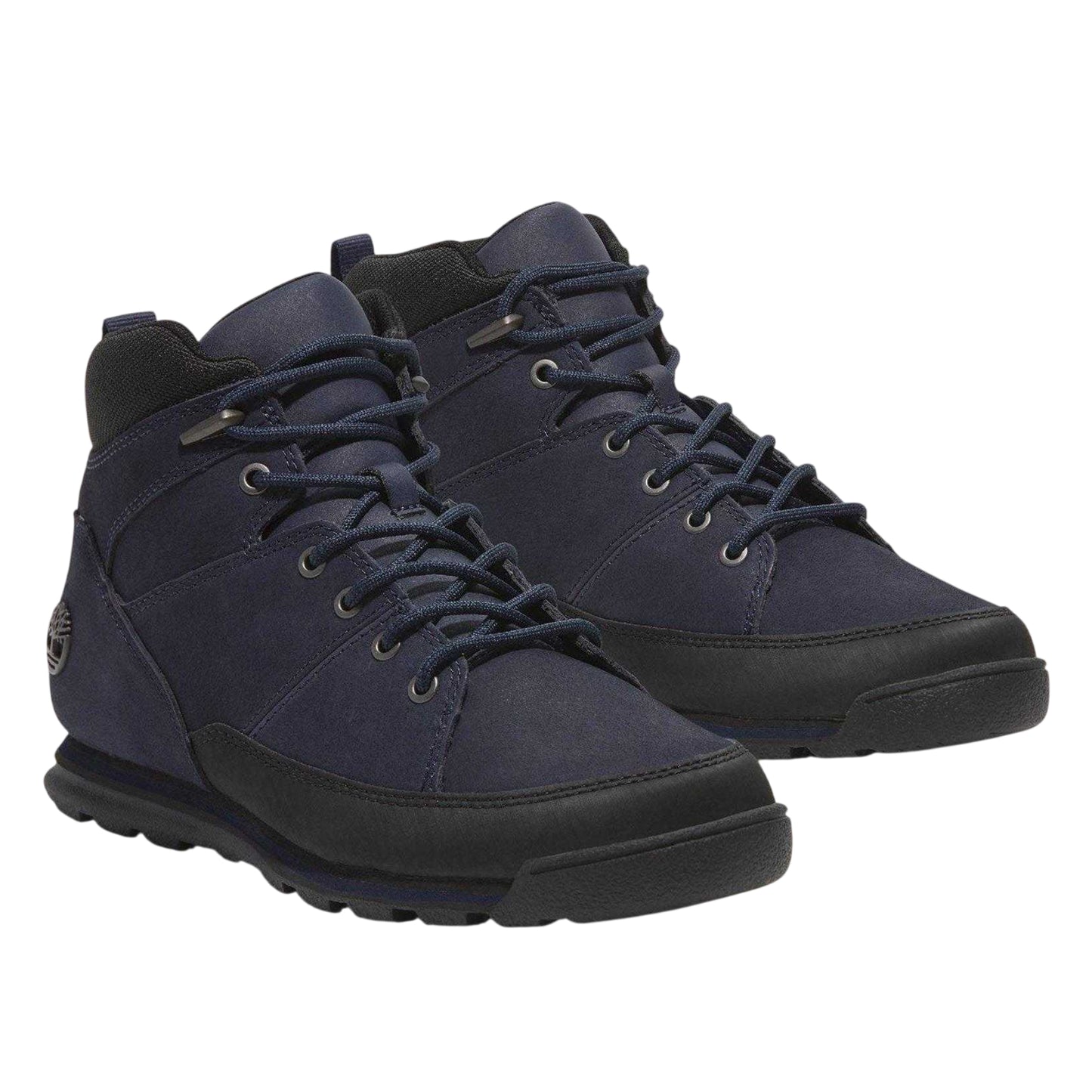 Navy - Lifestyle - Timberland Mens Euro Rock Leather Mid Cut Boots