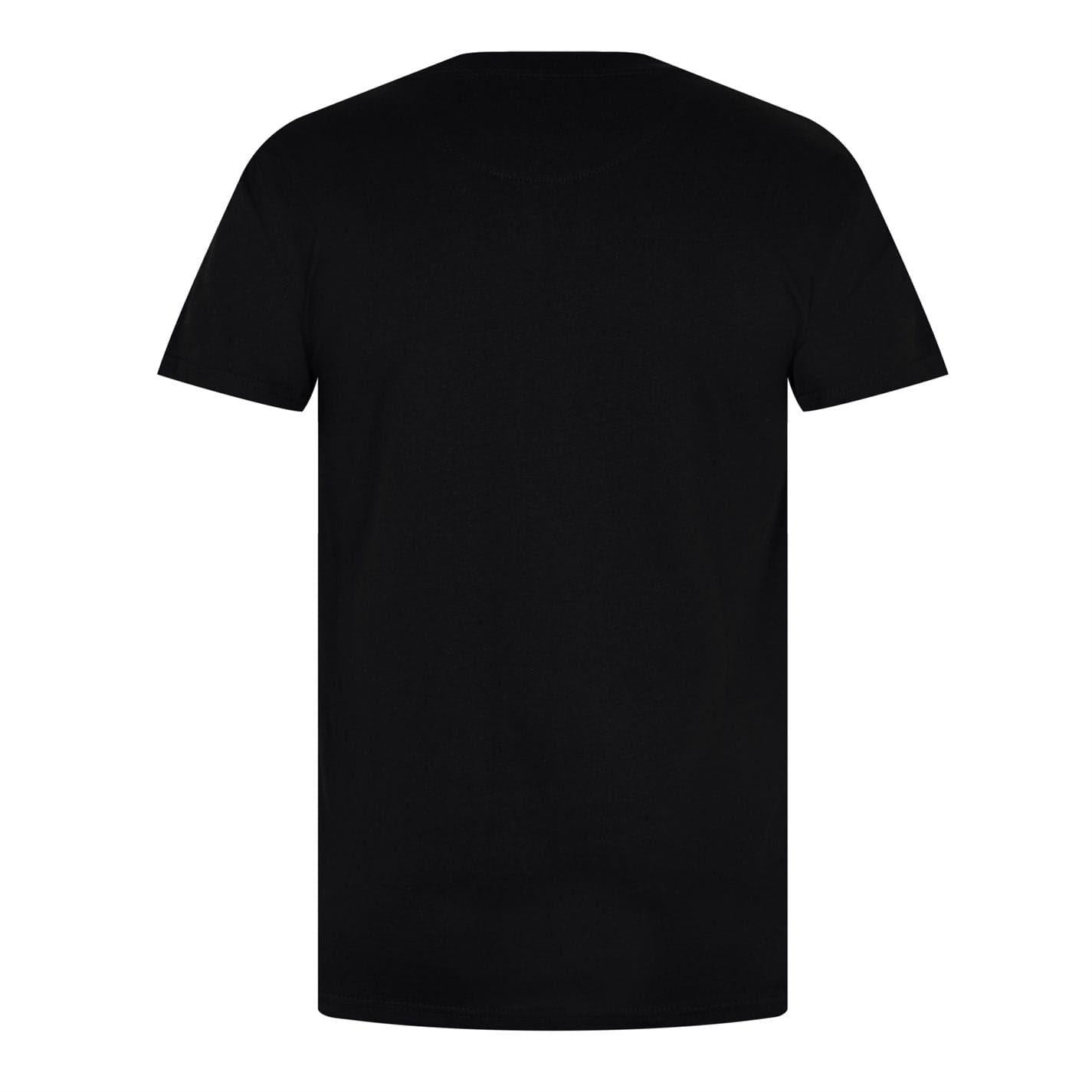 Black - Back - Celtic FC Mens Retro Celtic Cotton T-Shirt
