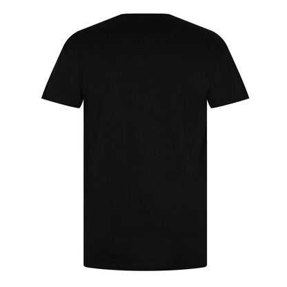 Black - Back - Celtic FC Mens Retro Celtic Cotton T-Shirt