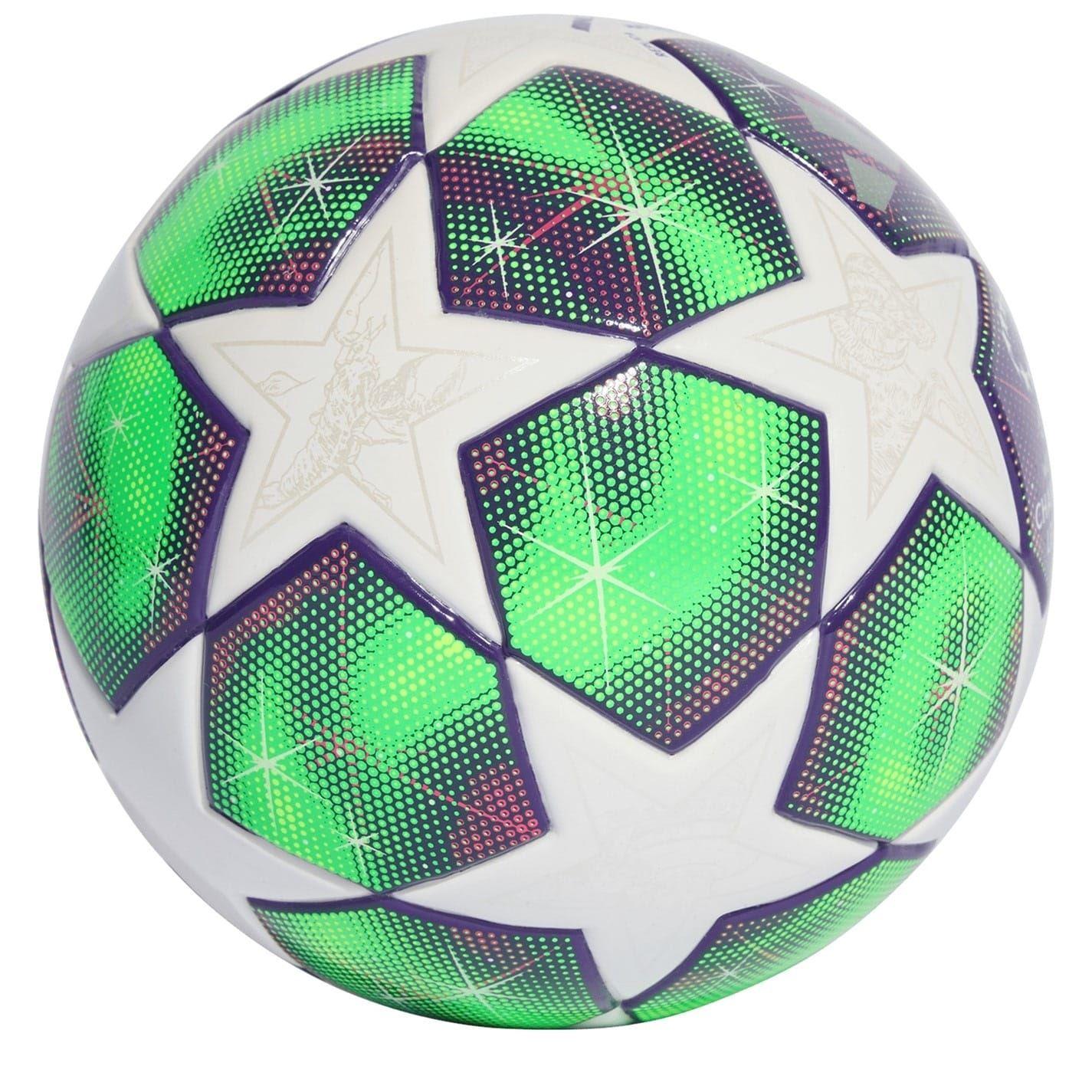 White-Yellow - Back - Adidas UEFA Champions League Mini Football