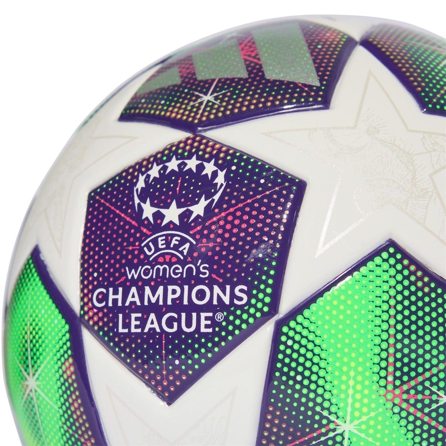 White-Yellow - Side - Adidas UEFA Champions League Mini Football