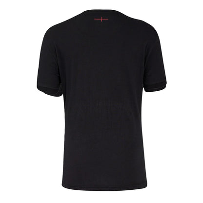 Black - Back - Umbro Childrens-Kids Presentation England Rugby Cotton T-Shirt