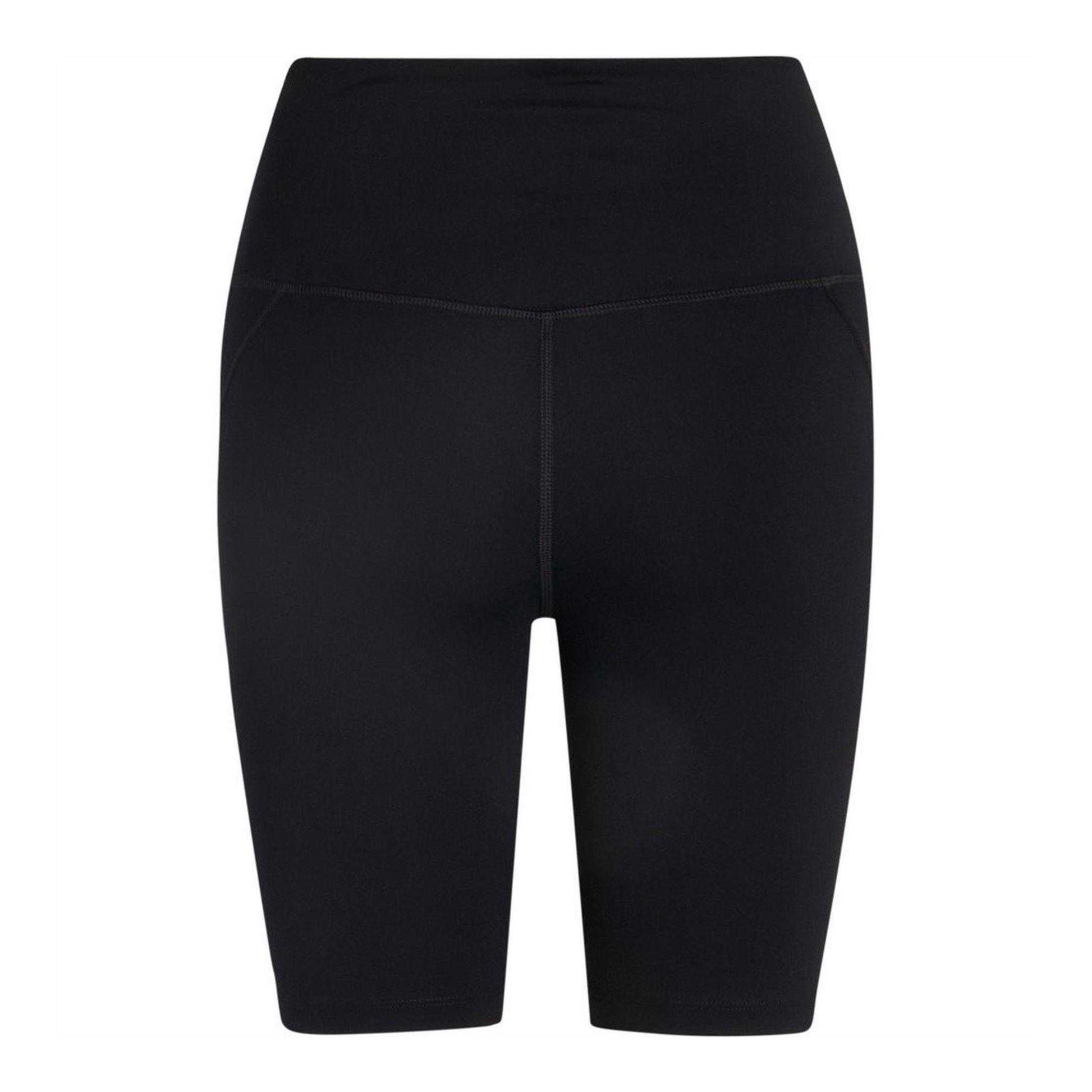 Black - Back - Girlfriend Collective Womens-Ladies Comp Snug Fit Cycling Shorts