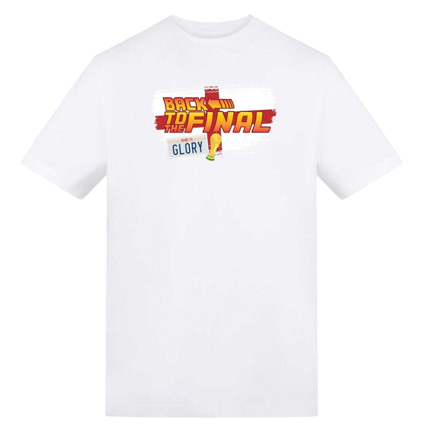 Grey - Front - Fifa Mens England Flag T-Shirt