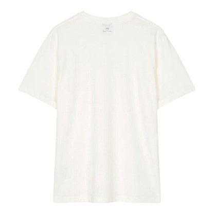 White - Back - Paul Smith Womens-Ladies Contrast Detail Regular T-Shirt