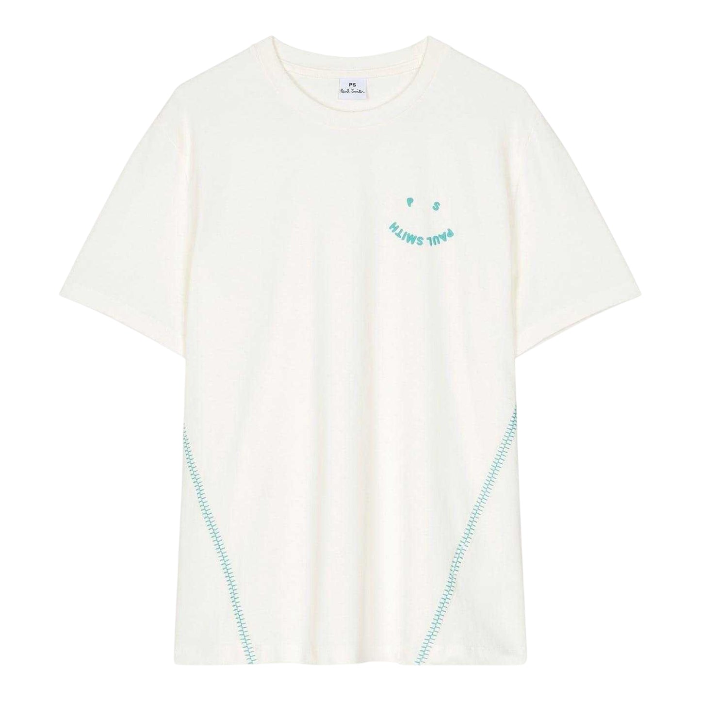 White - Front - Paul Smith Womens-Ladies Contrast Detail Regular T-Shirt