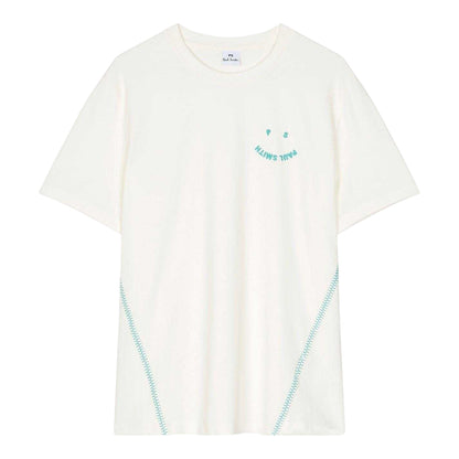 White - Front - Paul Smith Womens-Ladies Contrast Detail Regular T-Shirt
