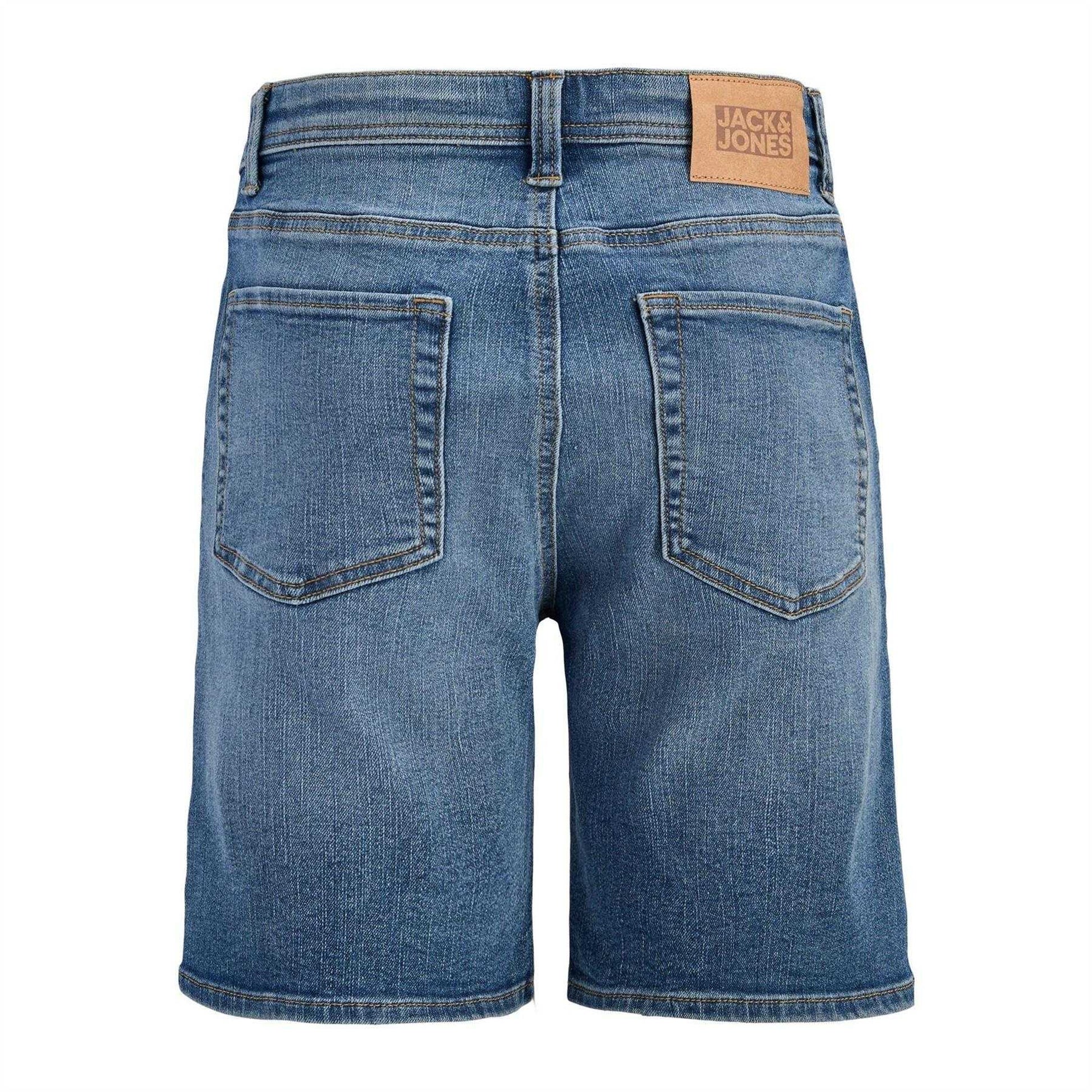 Blue Denim - Back - Jack And Jones Boys Denim Shorts