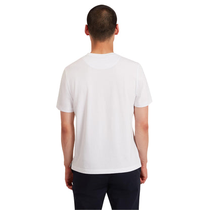 White - Back - Ted Baker Mens Box Art Crew Neck Regular T-Shirt
