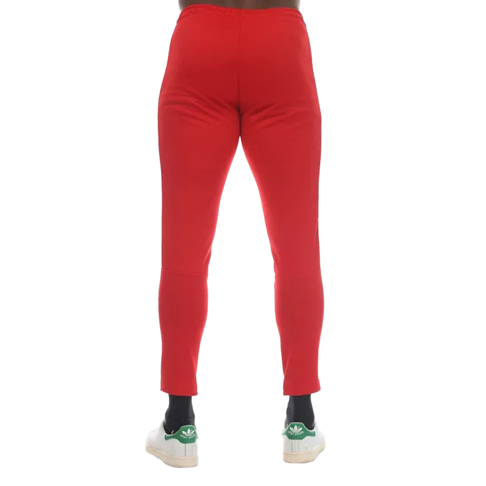 Red-White - Back - Adidas Womens-Ladies Tiro Jogging Bottoms