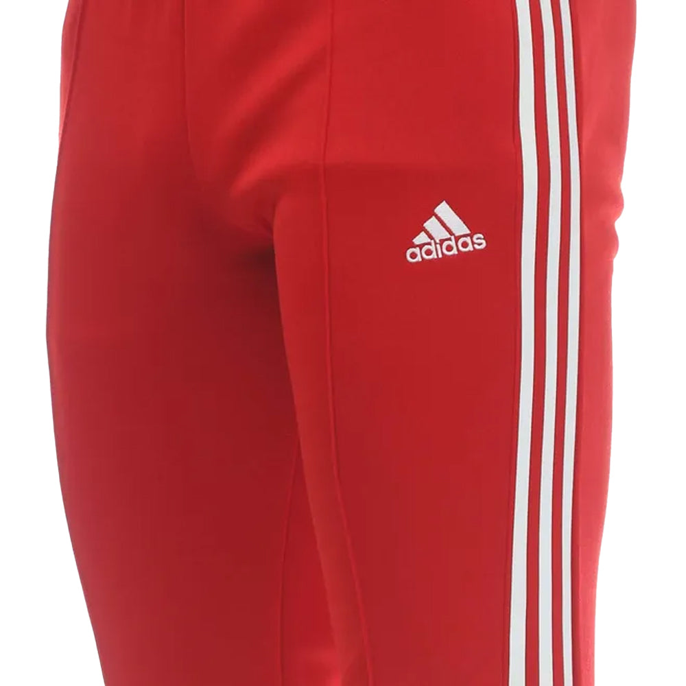 Red-White - Side - Adidas Womens-Ladies Tiro Jogging Bottoms