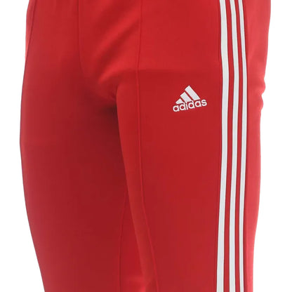 Red-White - Side - Adidas Womens-Ladies Tiro Jogging Bottoms