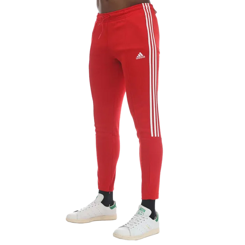Red-White - Front - Adidas Womens-Ladies Tiro Jogging Bottoms