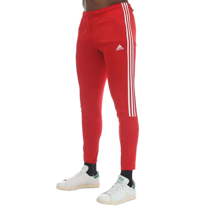 Red-White - Front - Adidas Womens-Ladies Tiro Jogging Bottoms
