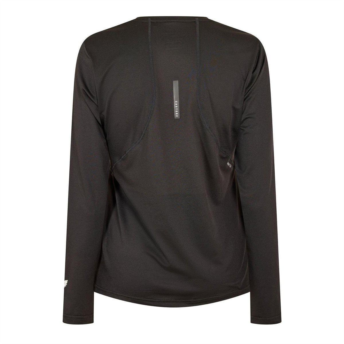 Black Caviar - Back - Castore Womens-Ladies Plain Long-Sleeved T-Shirt